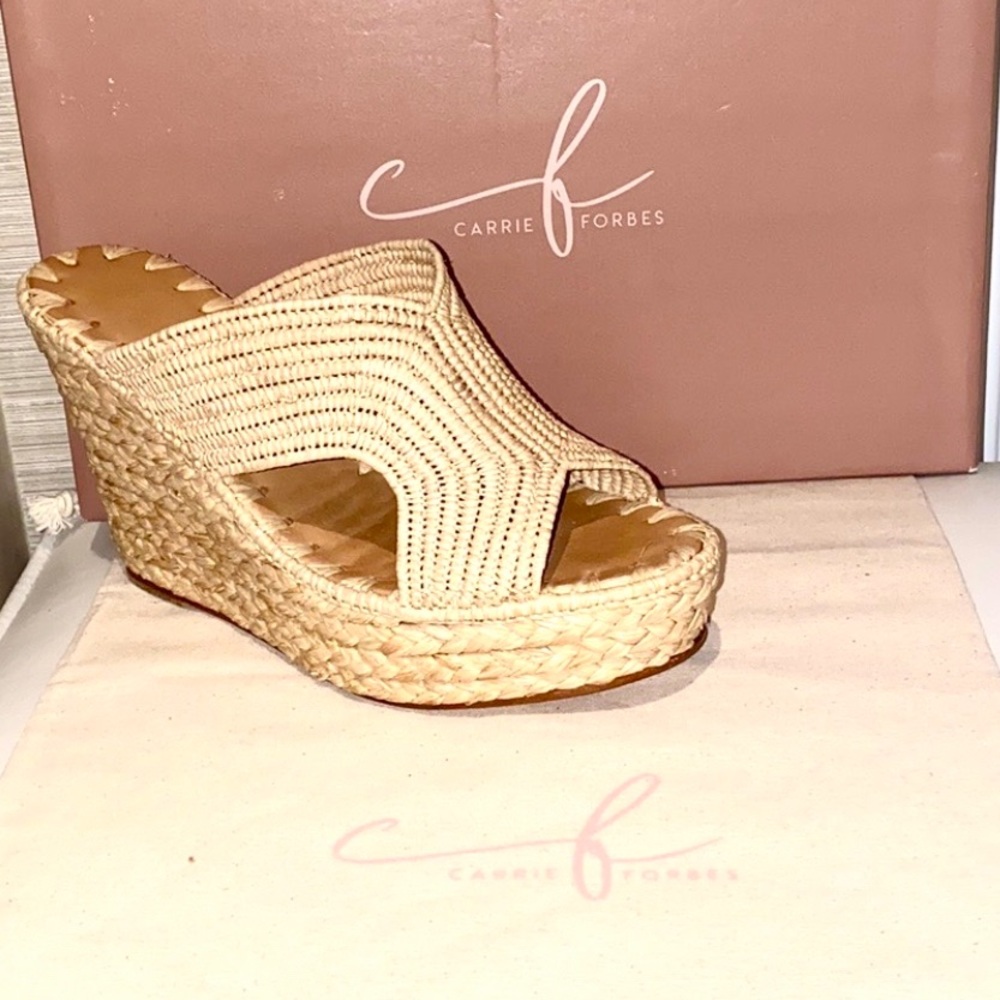 COPY - NWT AUTHENTIC CARRIE FORBES WEDGES